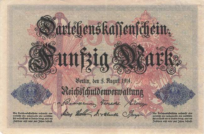50 Mark 1914 ro.50b D